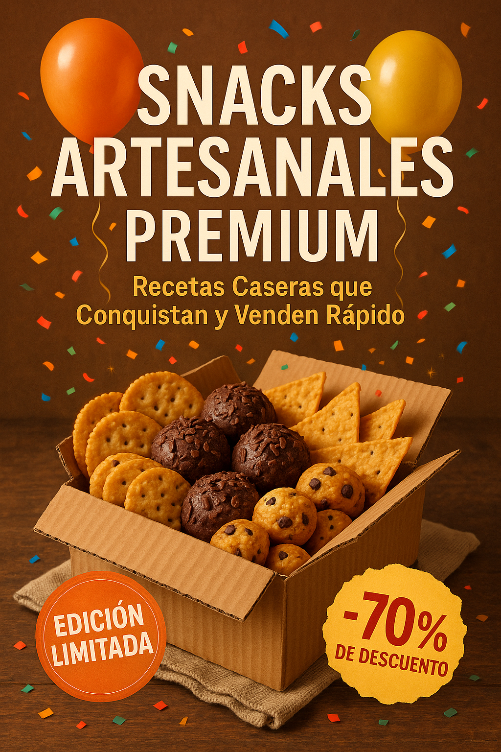 Snacks Artesanales Irresistibles: Conquista y Vende desde casa🍪